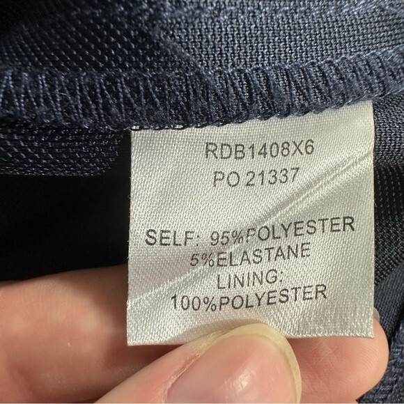 Tobi Nay Red Ponte Knit Faux Wrap Bodycon Sleeveless Sheath Dress Size Medium - Picture 12 of 13